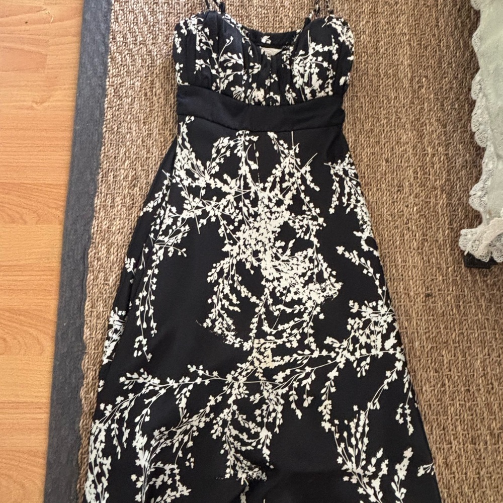 Speechless Black and White Dress